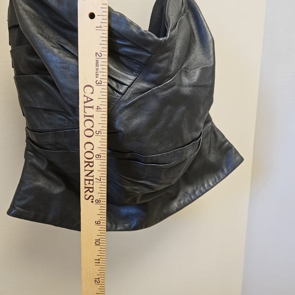 Marc By Marc Jacobs Black Lambskin Bustier/Corset Top - Picture 2 of 11